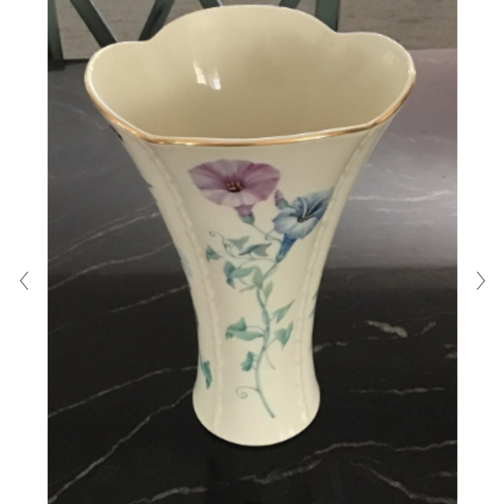 Retired, Lenox Morning glory Vase